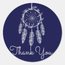 Search for tribal thank you stickers Dreamcatcher