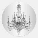 Search for elegant chandelier stickers Black