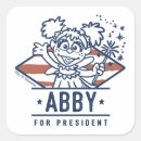Search for presidental stickers Sesame street