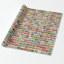 Search for international wrapping paper Flags