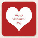 Search for valentines day coasters Red