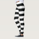 Search for black and white lines leggings Contemporary