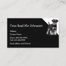 Search for schnauzer business cards Miniature
