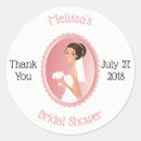 Search for bride shower stickers Thank you