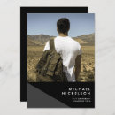 Search for masculine graduation invitations Grey