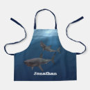 Search for sharks aprons Ocean