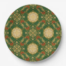 Search for vintage christmas paper plates Pattern