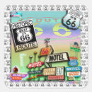 Search for vintage route 66 stickers Road