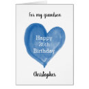 Search for 6th for grandson birthday cards Blue