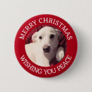 Search for peace christmas badges White