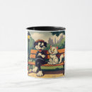 Search for funny animal drawing mugs Vintage