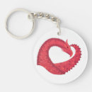 Search for white dragon key rings Red