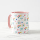 Search for cute cloud mugs Rainbow
