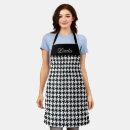 Search for houndstooth pattern aprons Hounds tooth check