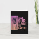 Search for save our planet cards Environmental awareness