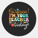 Search for substitute teacher stickers Pencil