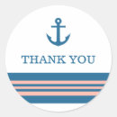 Search for striped anchor thank you stickers Ocean
