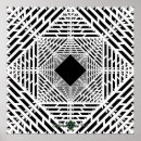 Search for black and white geometric pattern posters Shapes