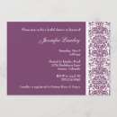 Search for eggplant invitations Purple