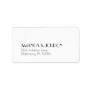 Search for rustic wedding rsvp return address labels Bride