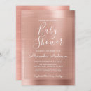 Search for pink gold baby shower invitations Girly