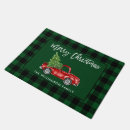 Search for vintage truck doormats Red and green