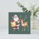 Search for vintage reindeer christmas cards Snow
