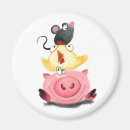 Search for funny animals magnets Piggy
