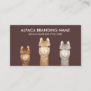 Search for llama business cards Alpaca farm