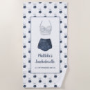 Search for wedding favor beach towels Girly