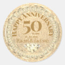 Search for 50th anniversary envelope seals Glitter