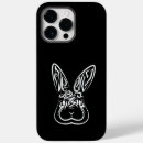 Search for black rabbit iphone cases Black and white