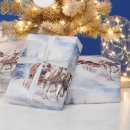 Search for santas sleigh wrapping paper Snow