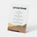 Search for funny wedding tabletop signs Modern