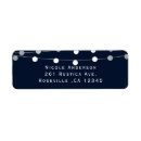 Search for navy blue wedding return address labels Classy