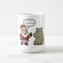 Search for funny winter cartoons mugs Santa