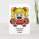 Search for cheerleader birthday cards Cute