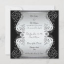 Search for black and silver wedding invitations Pattern