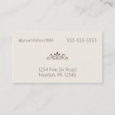 Search for plain cream business cards Minimal