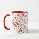 Search for red snowflake mugs Snowflakes