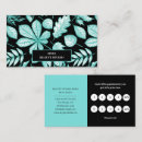 Search for leafy business cards Green