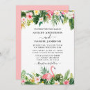 Search for tropical flamingo wedding invitations Modern