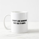 Search for i work out mugs Funny