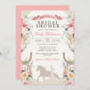 Search for horseshoe bridal shower invitations Watercolor