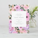 Search for purple pink hydrangea invitations Modern