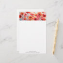 Search for poppies stationery paper Poppy