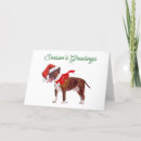 Search for bull terrier christmas cards Animals