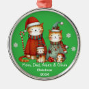 Search for family of 4 christmas tree decorations Xmas