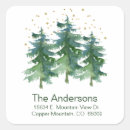 Search for woodland address stickers Pine trees