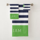 Search for navy and green bath towels Nautical